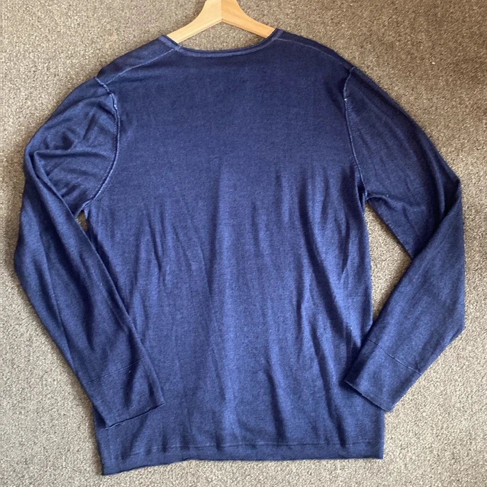 Zadig &Voltaire wool sweater. Navy blue - Picture 6 of 8